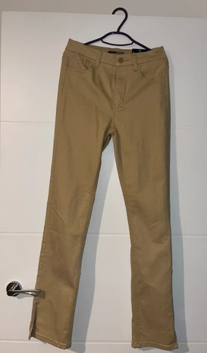 Fashion nova beige jeans - nova,