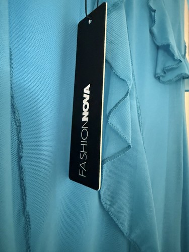Fashion nova light blue - nova, dress